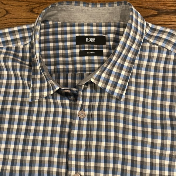 Boss Slim Fit Men's Shirt 2 XL - Picture 2 of 4